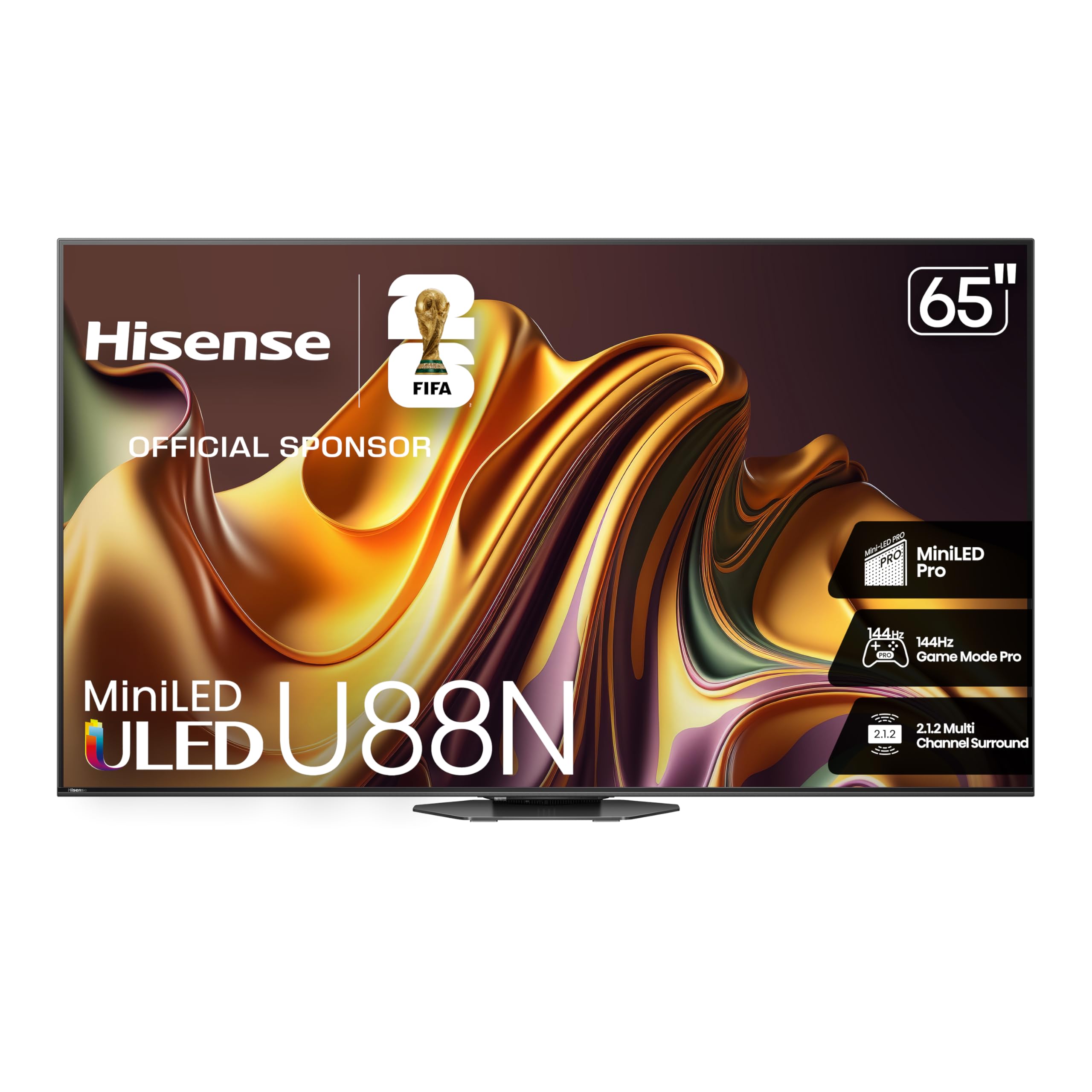 Hisense 65U88N-65 inch Mini-LED PRO 4K QLED 144Hz Google TV with