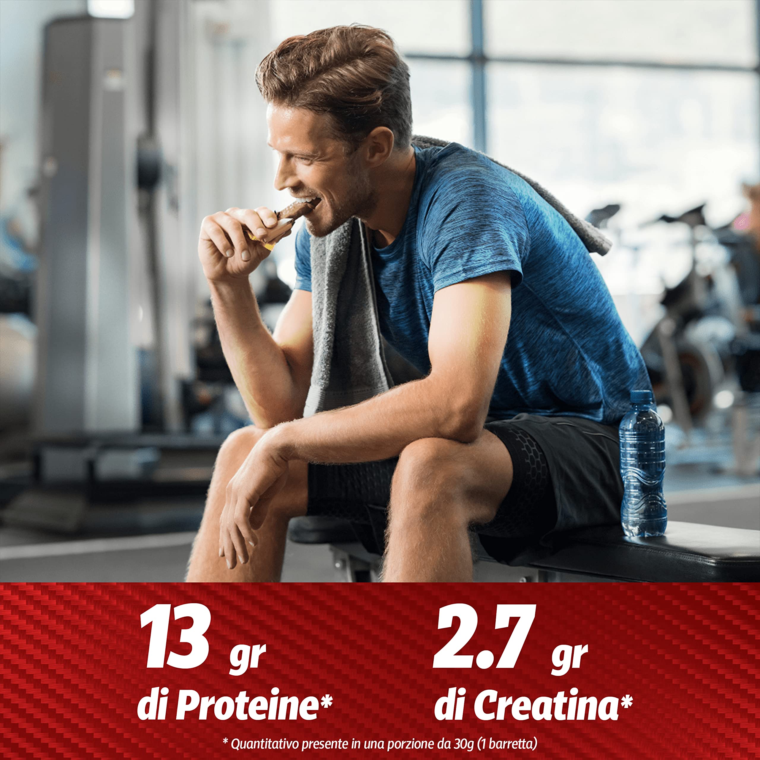 WHY SPORT PROTEIN BREAK - Barrette Proteiche con Vitamina C - Vitamina B6 - Creatina e Glutammina - Snack Proteici - Gusto Cioccolato Bianco e Cacao - 30 gr - 30 Pezzi