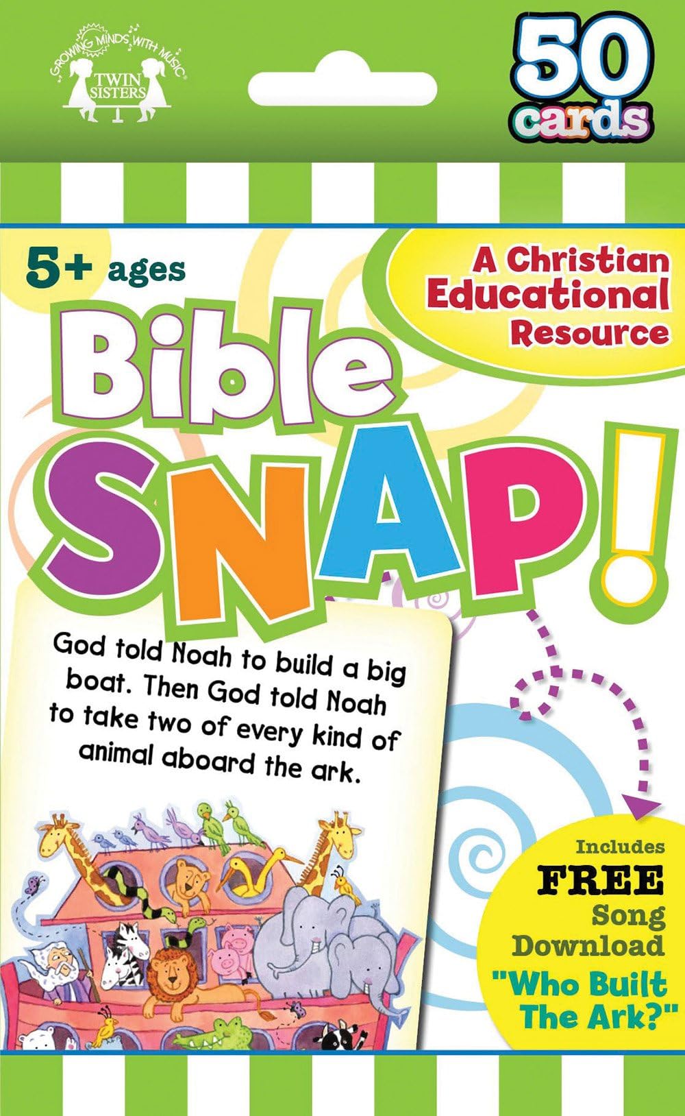 Bible Snap Christian 50-Count Game Cards (I'm Learning the Bible Flash Cards) Cards – June 1, 2013