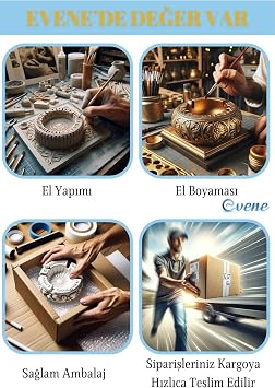 Evene Küllük Gümüş Eskitme Kül Tablası, e.kullukmodel8