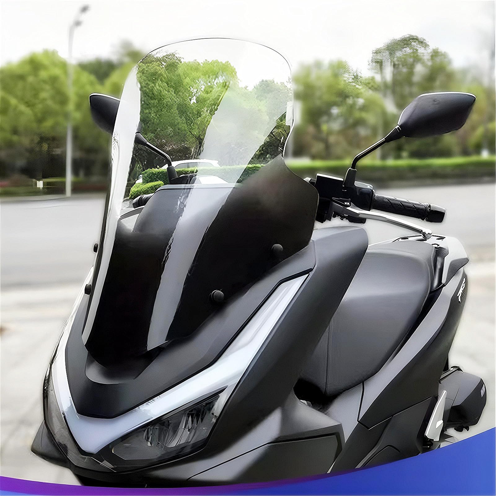 ★HONDA PCX160 ロングウインドウ スクリーン 純正中古品 Amazon | (2025年式)PCX/PCX160 用 ウインドロングシールド
