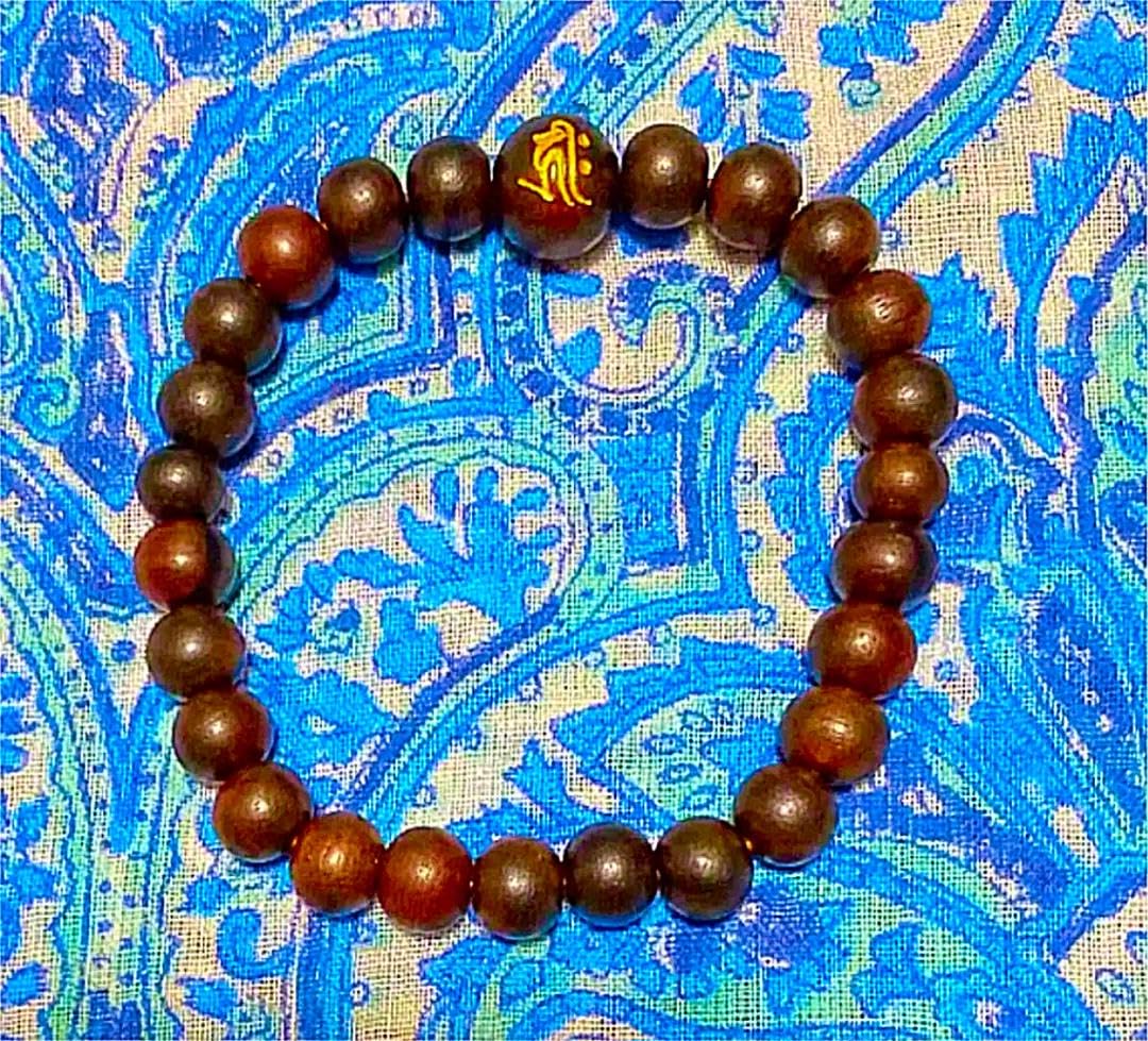 金運爆上げ水晶梵字刻印般若心経パワーブレスレット