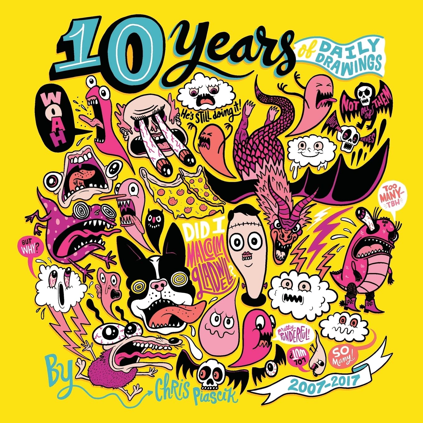Daily Drawings 10 years recueil d'illustrations au format beau livre relié