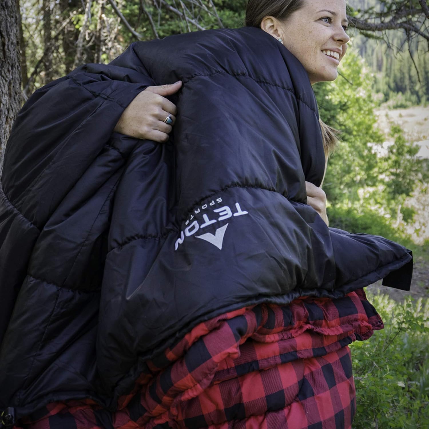 TETON Sports 101R Celsius XXL -18C/0F Sleeping Bag; 0 Degree Sleeping Bag Great for Cold Weather Camping; Black, Right Zip : Winter Sleeping Bags : Sports & Outdoors