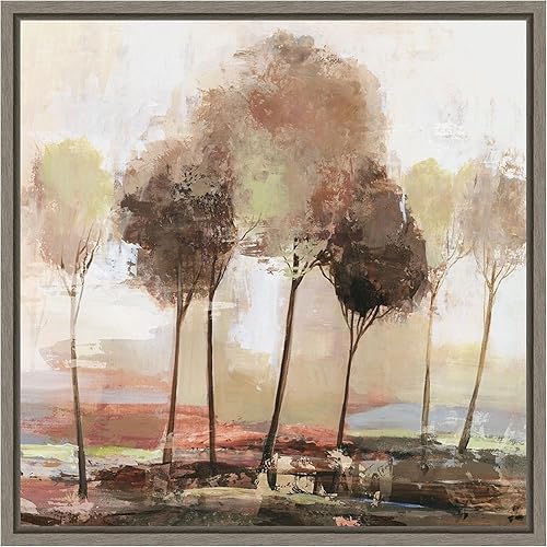Miniatura 11 de Amanti Art Allison Pearce - Lienzo enmarcado para pared, 30 x 30 pulgadas, paisaje de ilusión, lienzo enmarcado para pared, obras de arte de Bronce