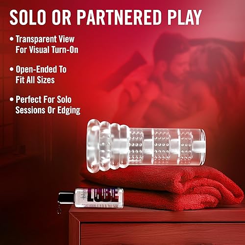 Miniatura 7 de Blush M - Masturbador de coño todo en 6 pulgadas para hombres, labios realistas autolubricantes, boca, garganta, bolsillo de garganta, 3 cámaras de