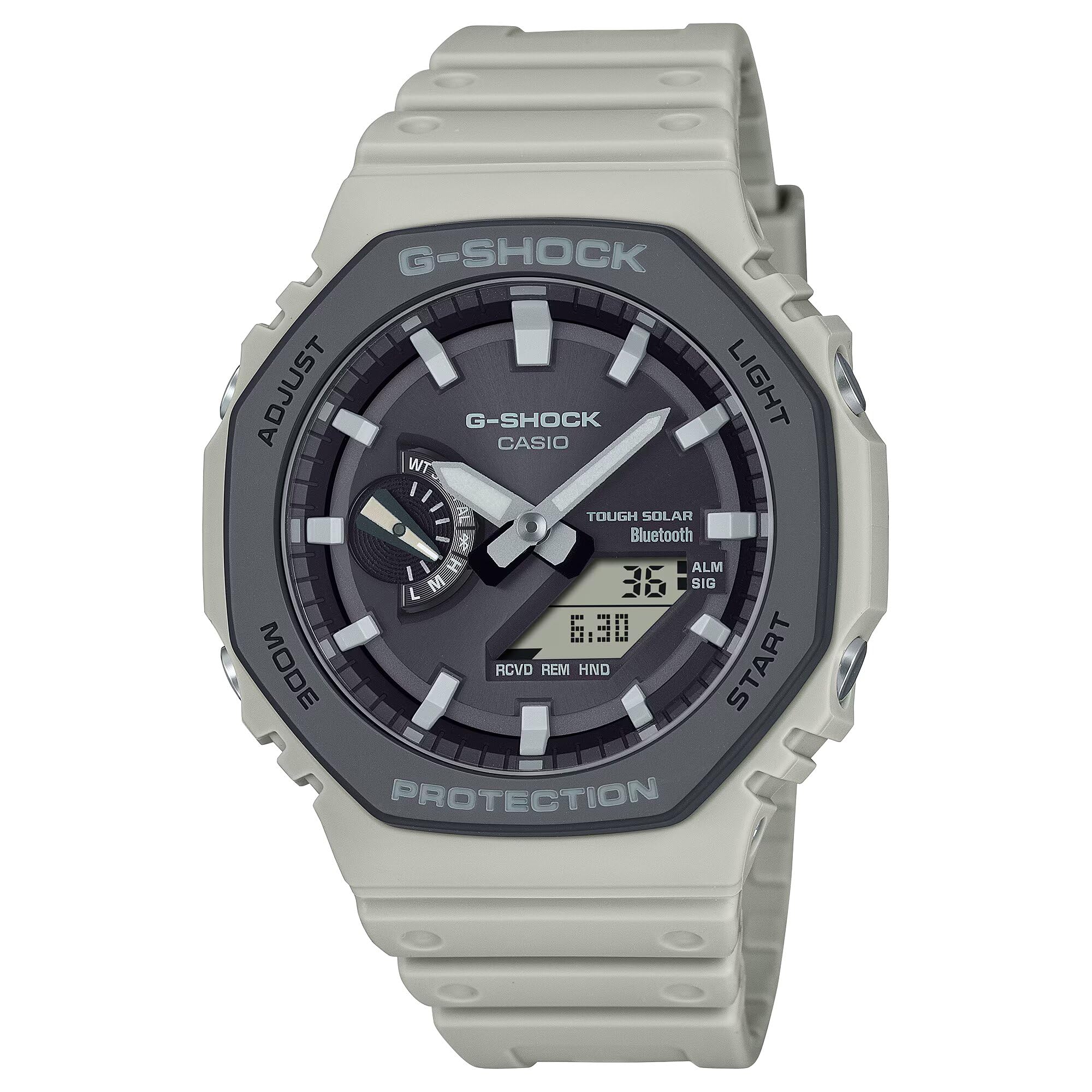 Casio GA-B2100LUU-5ADR Kol Saati, G-Shock, Analog / Digital, Siyah-Krem, Erkek