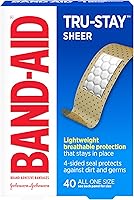 Vista 8 de Band-Aid marca Tru-Stay almohadillas adhesivas, vendajes transparentes estériles para primeros auxilios y cuidado de heridas, cubre y protege cortes