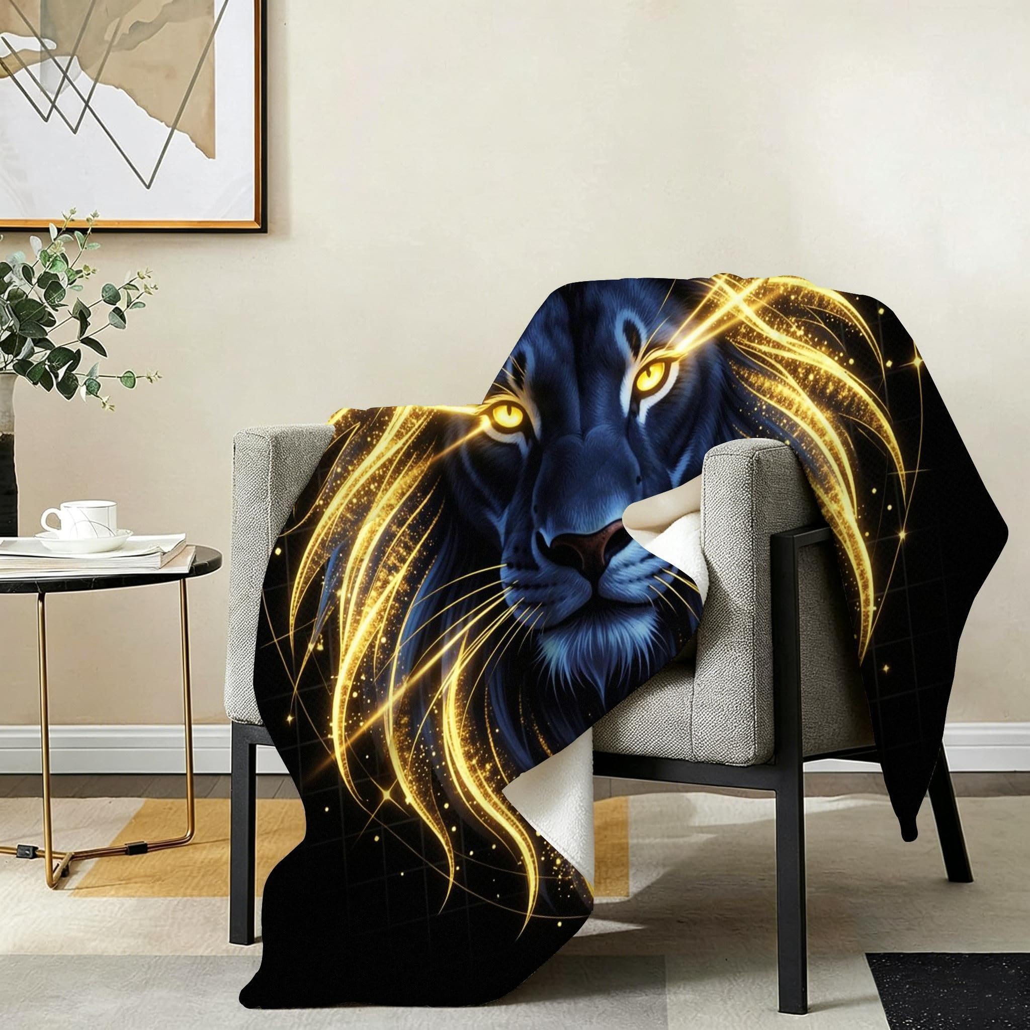 Manta Entretiempo Grande, León Dorado, 220x240 cm, AQ7277