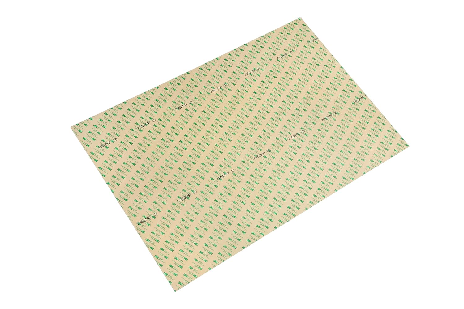 3M Adhesive Transfer Tape Double Linered 7952MP, Clear, 24 in x 36 in, 2 mil, 100 sheets per case