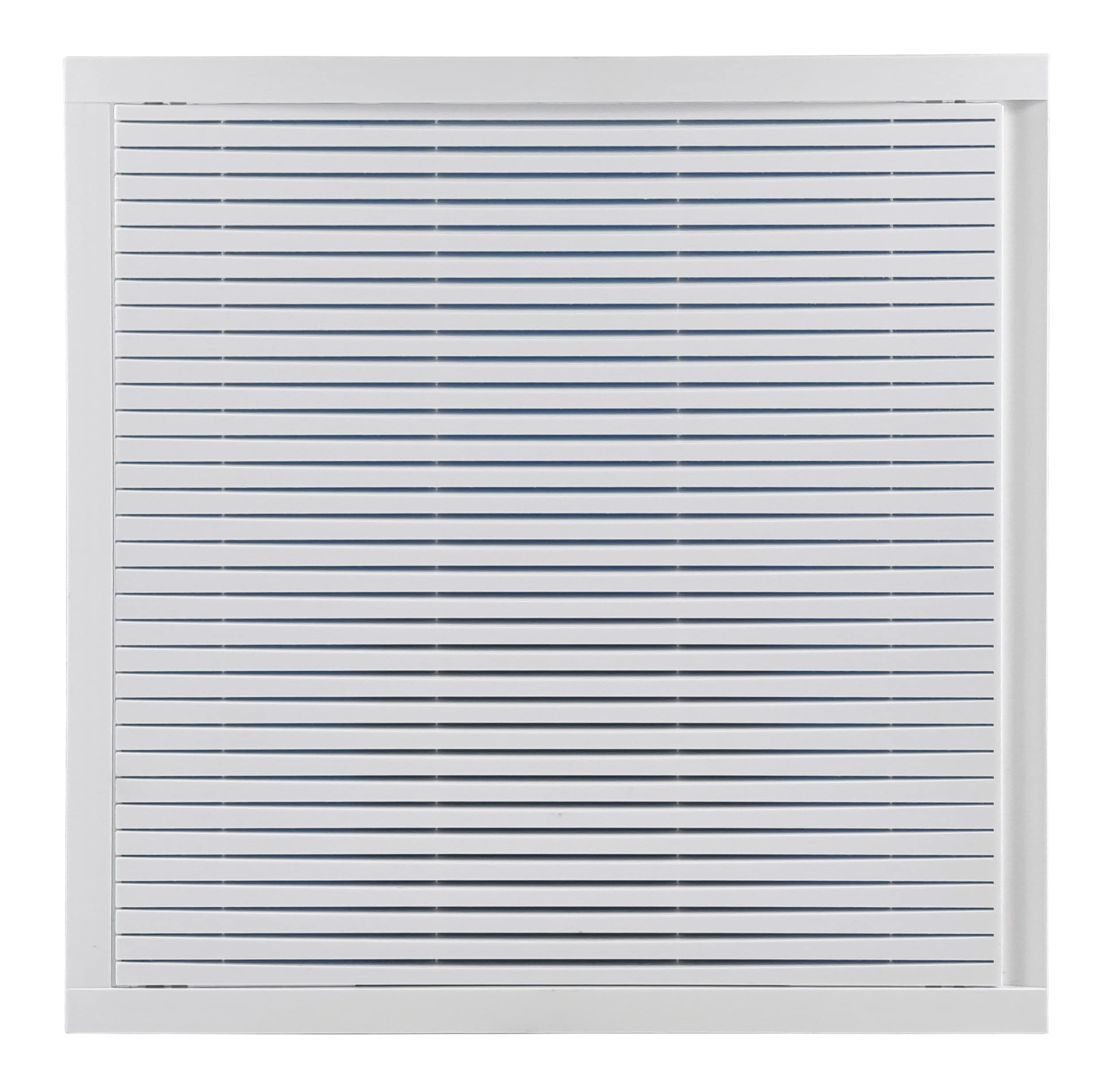 400x400mm Griglia di Ventilazione con Filtro - Griglia D'Aerazione Rettangolare - Sportello Ispezione in ABS Plastica, Bianco
