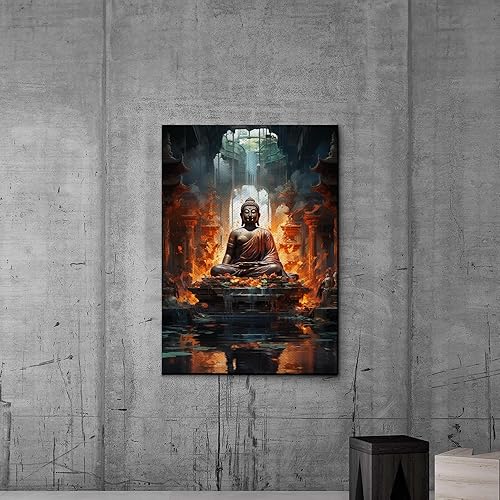 Miniatura 7 de Yoga Wall Decor, Yoga Wall Art, Buda Canvas Art, Buda Decor, Buda Canvas Print, Luxury Framed Wall Decor, Canvas, Art Print