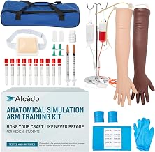 Alcedo IV Phlebotomy Practice Kit, Light & Dark Arms, Educational Use Only