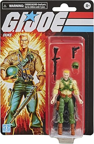 Miniatura 3 de Hasbro G.I. Joe Retro Collection Series Figuras de acción de 3.9 in 2021 Wave 1 Duke