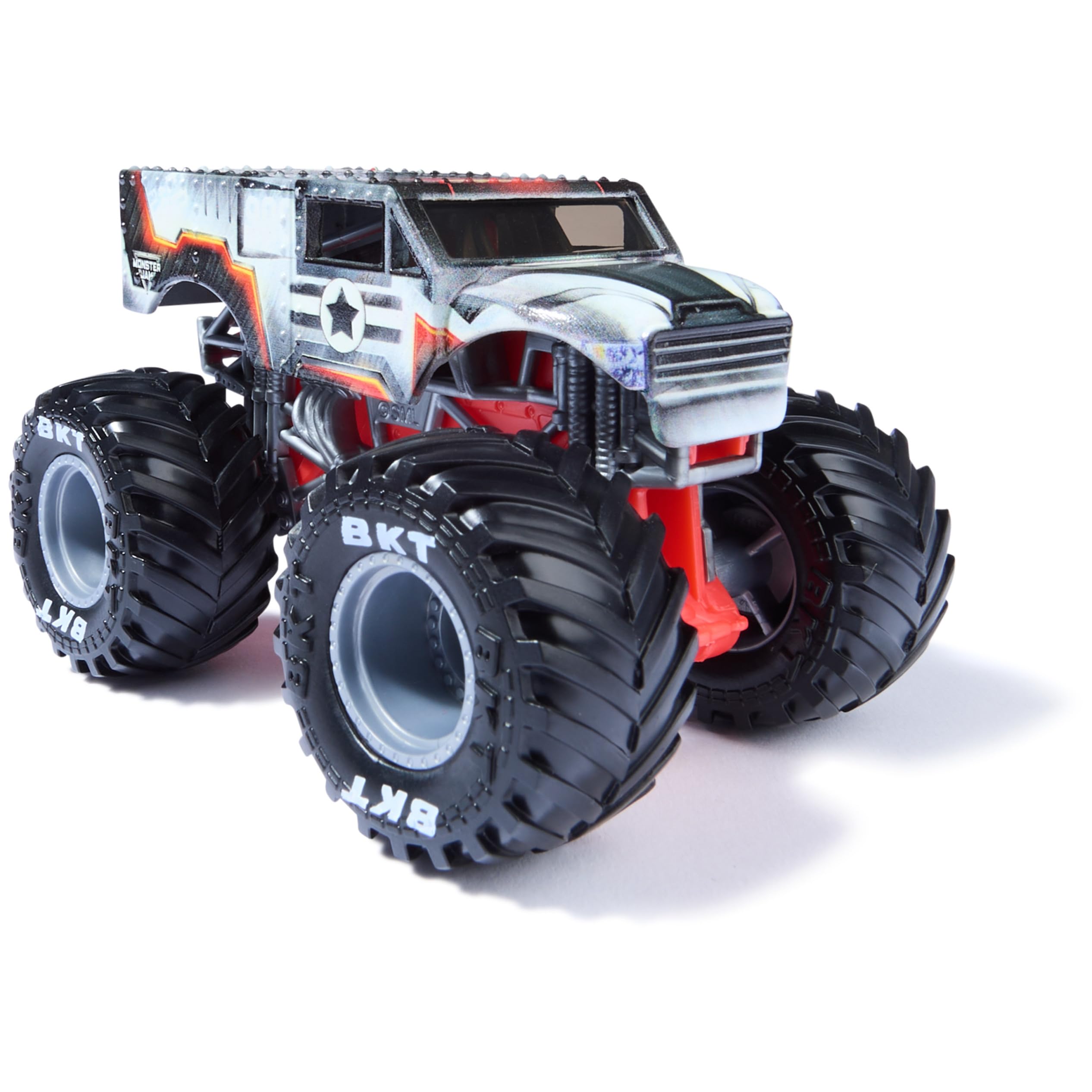 Monster Jam Zabawka samochód ciężarowy 1t64 Mrv2Pk IrnMnWarMchnM01