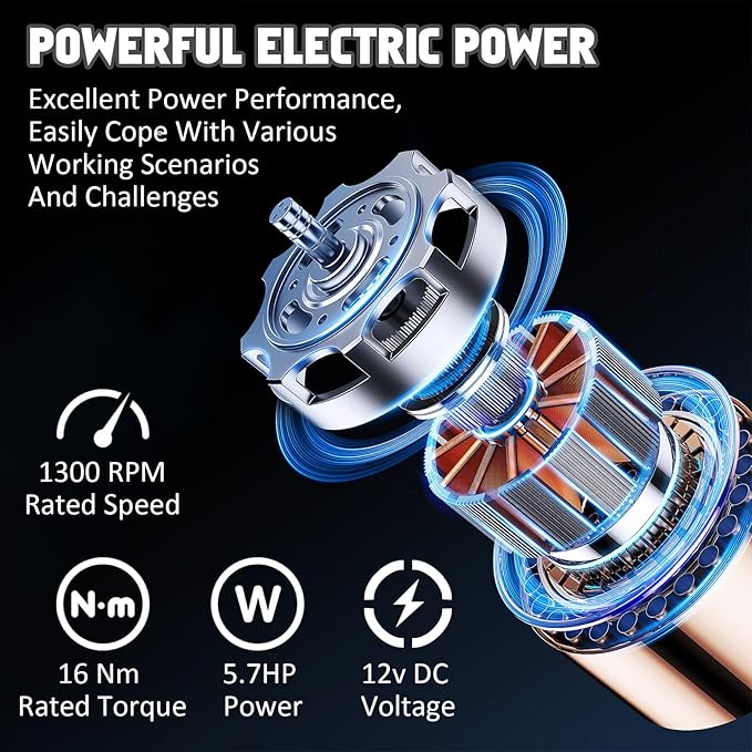 Winche Eléctrico 13800lbs, 12V, IP67, Cable de Acero 80ft, Control Remoto miniatura 8