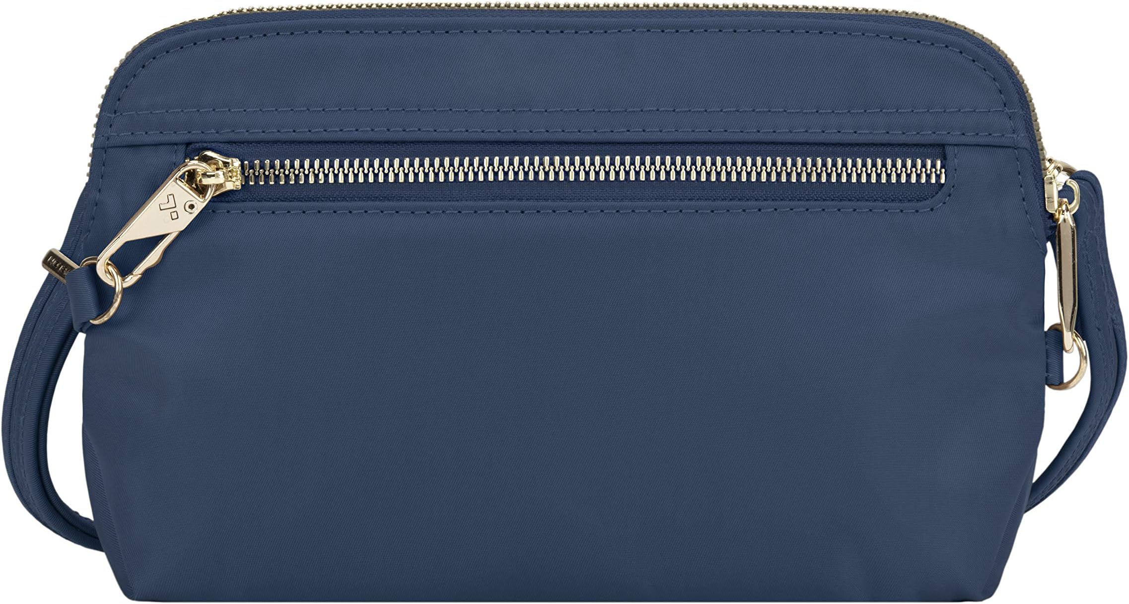 Travelon Women's Anti-Theft Tailored Convertible Crossbody Clutch Cross Body Bag