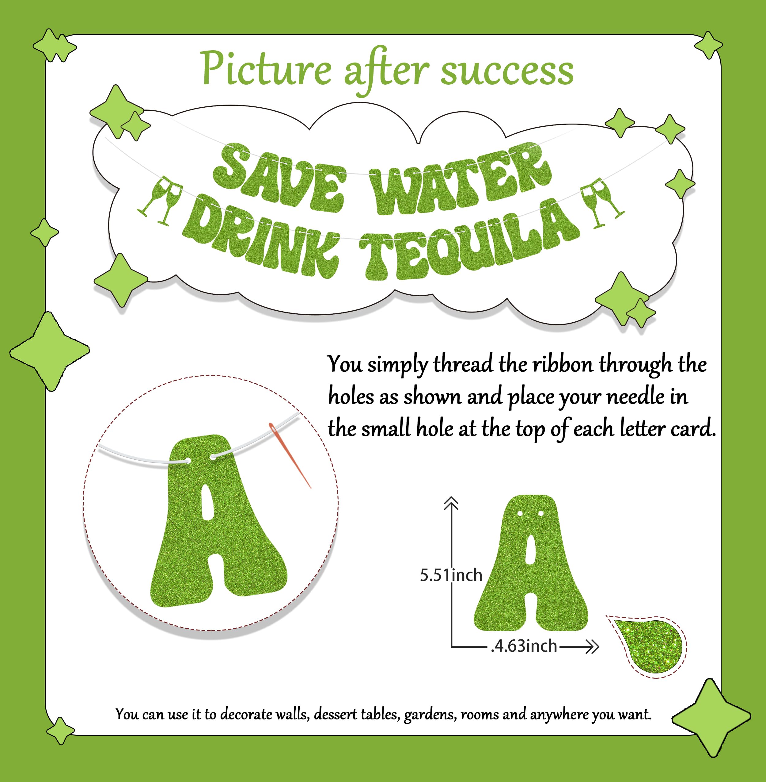 Save Water Drink Tequila Banner - Image 2