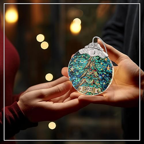 Miniatura 7 de Adorno de Navidad 2025, decoración navideña cristiana, adornos para árbol, adornos de árbol, arte colgante acrílico, adorno de Navidad 2025, adornos