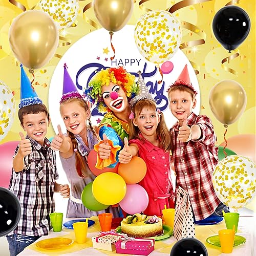 Miniatura 5 de Globos dorados metálicos, 50 globos de látex dorado cromado brillante, globos de confeti dorado y cintas de 64 pies, globos dorados de 12 pulgadas,