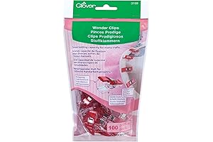 Clover Wonder Clips: The Jumbo Solution for Quilting and Sewing Precision