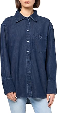 GAP Womens Denim Woven Big Shirt