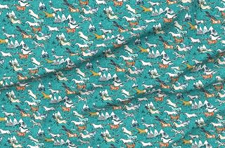 Spoonflower Fabric - Western Mountain Horse Cowboy Southwest Australia Printed on Petal Signature Cotton Fabric by The Yard - Sewing Quilting Apparel Crafts Decor