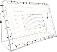 Franklin Sports Soccer Rebounder - Adjustable Tournament Steel Net 12x6 ft & 6x4 ft - Backyard Training Rebounder