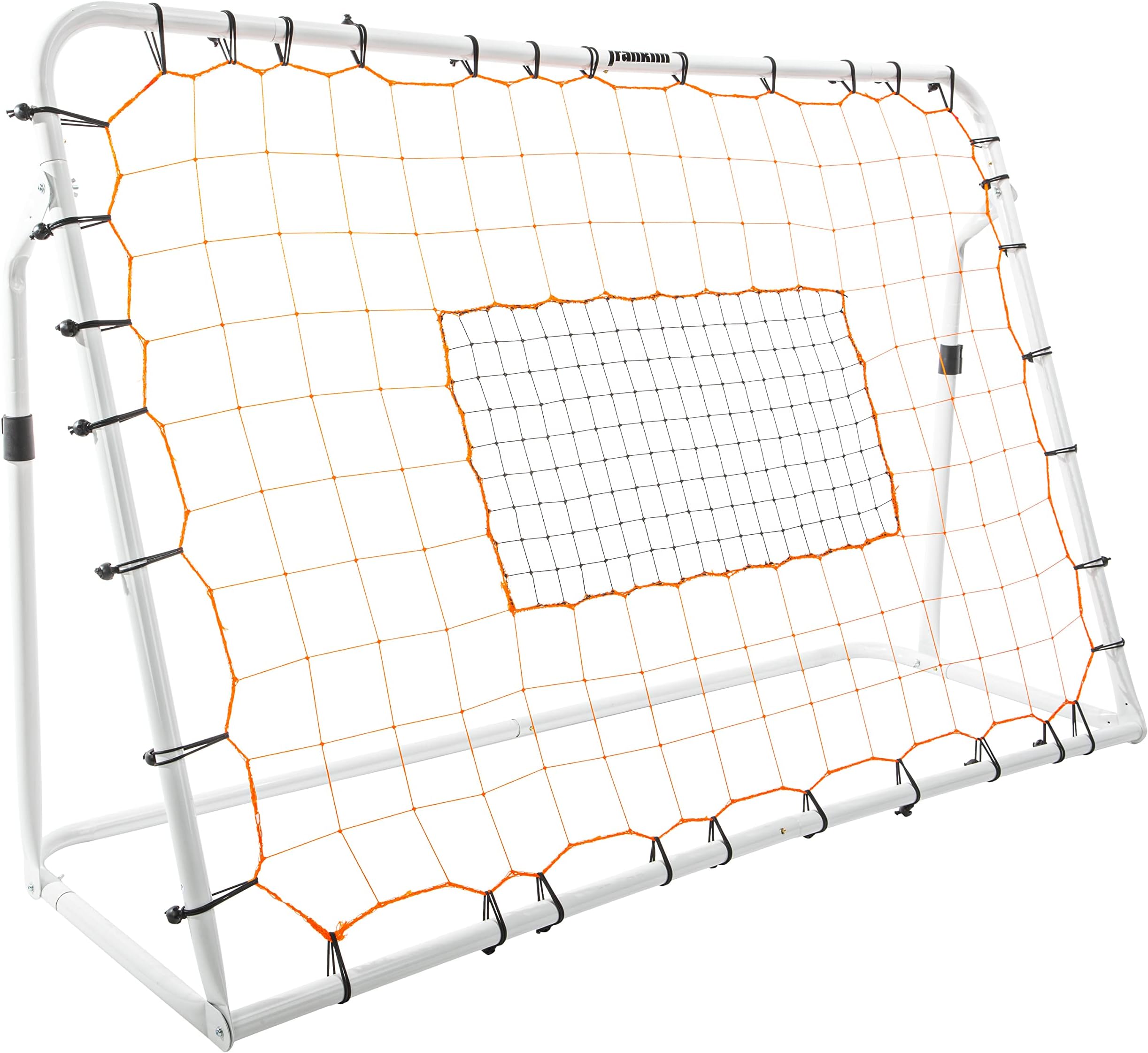 Franklin Sports Soccer Rebounder - Tournament Steel Rebounding Net - Perfect for Backyard Practice and Training - 12' x 6' & 6' x 4'