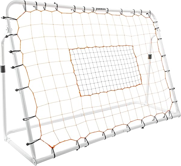 Franklin Sports Soccer Rebounder - Tournament Steel Rebounding Net - Perfect for Backyard Practice and Training - 12' x 6' & 6' x 4'