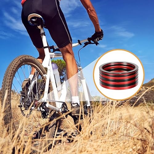 Miniatura 7 de Skylety 20 piezas bicicleta bicicleta soporte inferior espaciador 7 8 9 10 11 velocidad casete aleación de aluminio volante cubo arandela volante