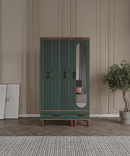 Flances Zen 3 Kapaklı Mdf Çekmeceli Aynalı Ayaklı 