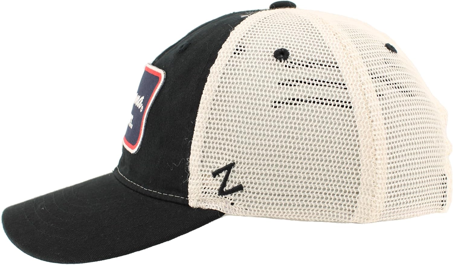 ZHATS Standard NCAA Officially Licensed Hat University Patch Brick Black, One Size