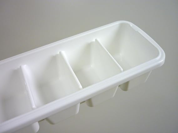 Asvel Ice Cube Tray, Slim, 3 Tiers, Stackable, Made in Japan, White