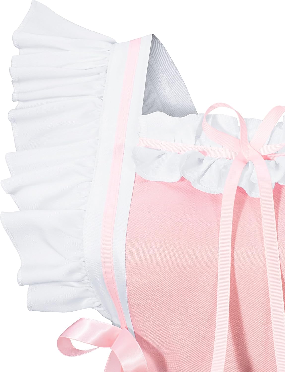 Classic French Maid Costume Apron Fancy Dress Cosplay Outfit Headwear Gloves Socks Set - Image 6