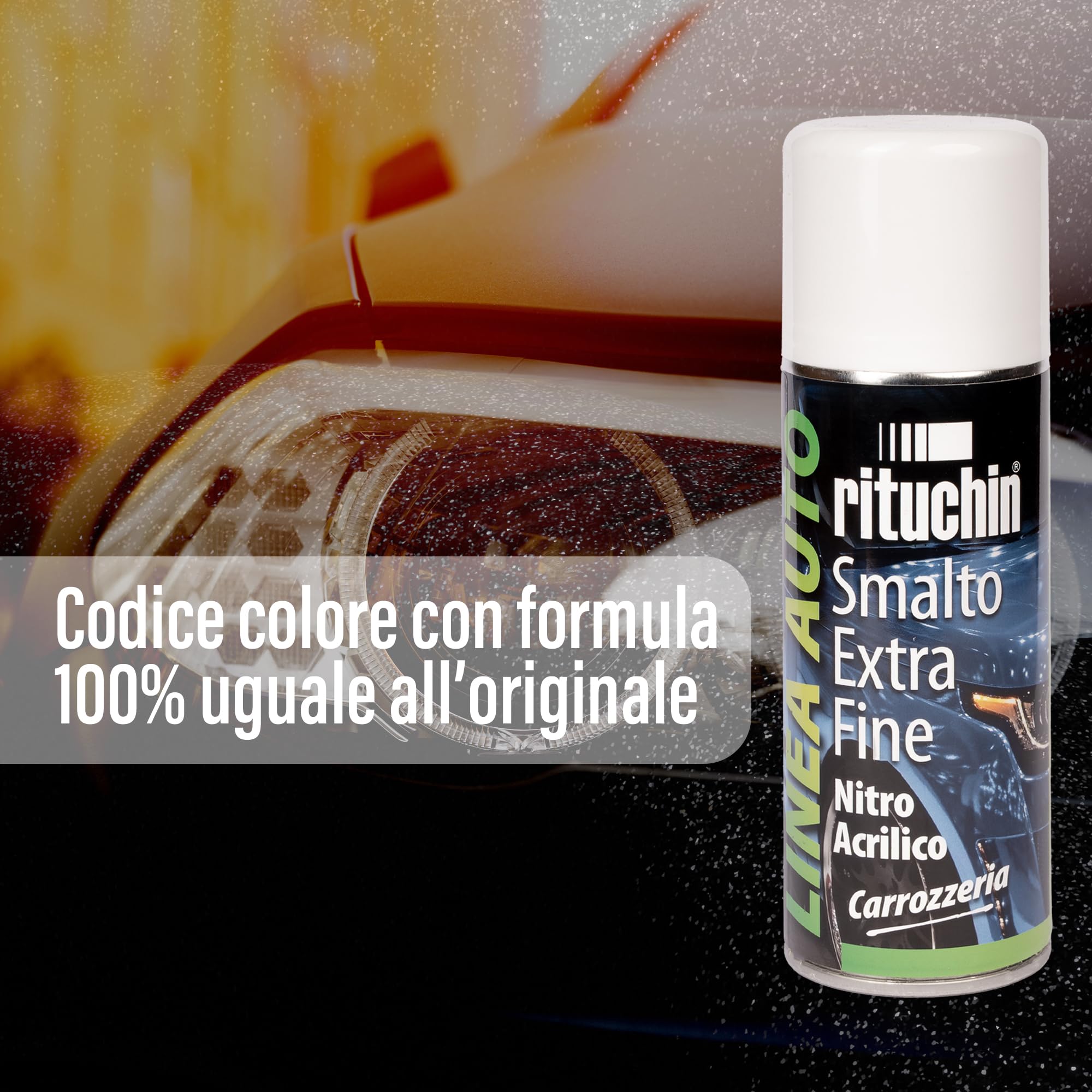 Bomboletta Spray per Ritocco Vernice Auto 200ml - Codice 369 Bianco Glaciale Compatibile con Renault Nissan Dacia