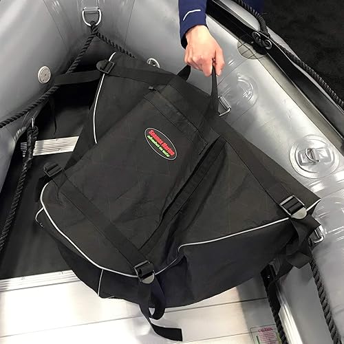 Miniatura 5 de Seamax Sunlitec - Bolsa de almacenamiento frontal para barco inflable, con línea reflectante