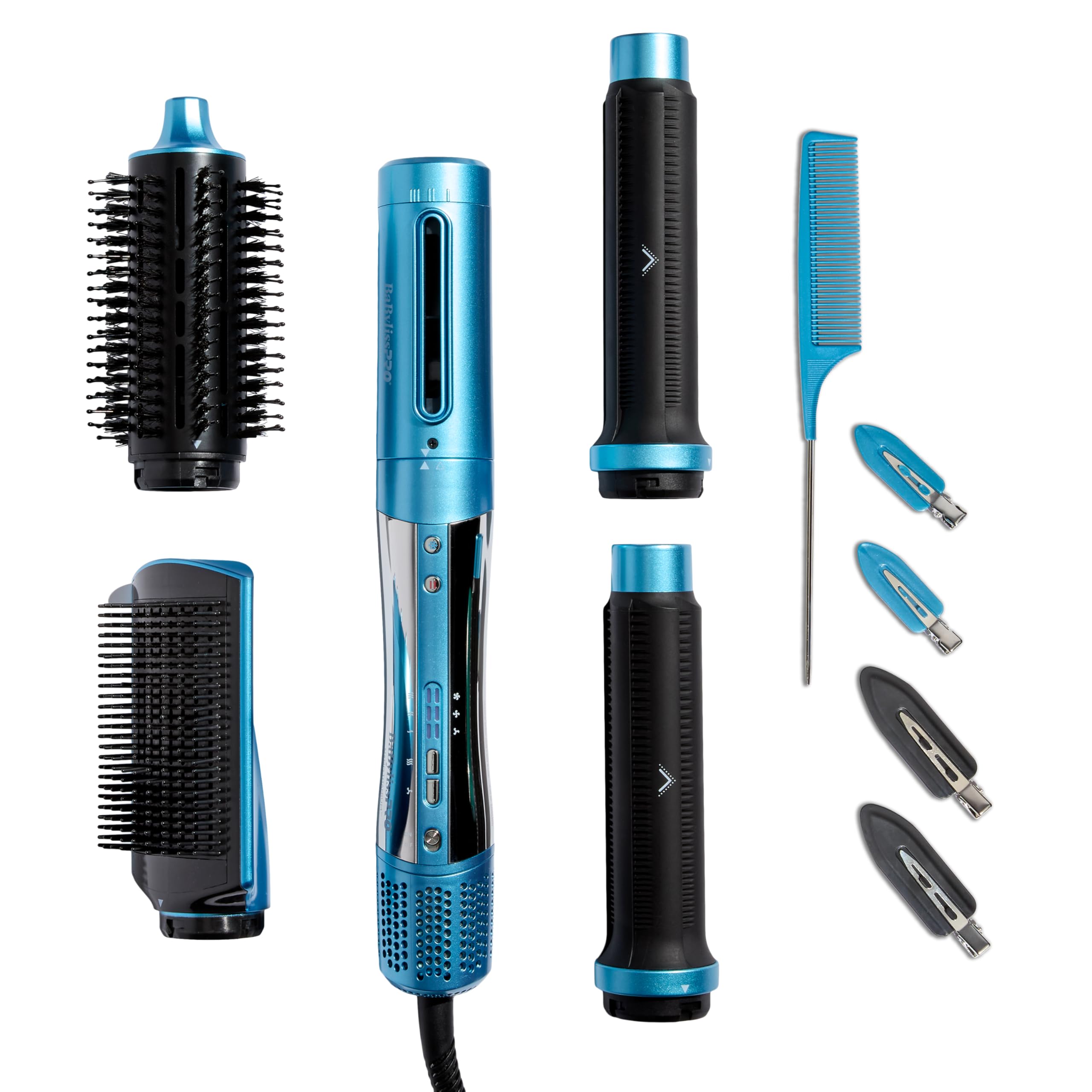 Photo 1 of BaBylissPRO Style/Switch 5-in-1 Air Styling System Multi-Styler Hot Air Brush Blow Dryer with Ionic Technology and 5 Attachments for Professional Hair Styling