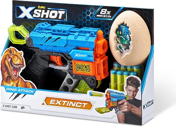 X-Shot Dino Attack Extinct (1 MEDIUM Egg, 8 darts)
