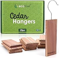 Vista 11 de ecoKiwi Bloques de cedro para almacenamiento de ropa, paquete de 55 anillos de cedro, cedro aromático 100% natural para armarios y cajones, chips