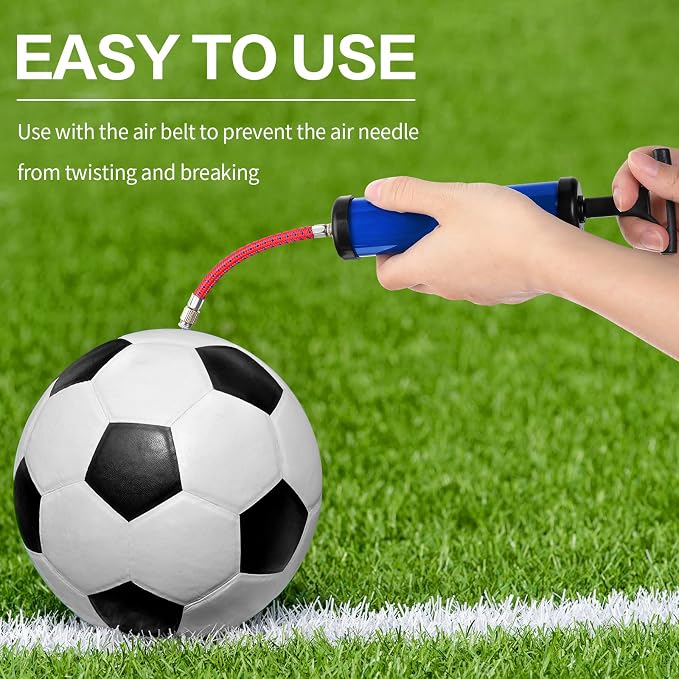 10 bombas manuales para balones deportivos con accesorios miniatura 5