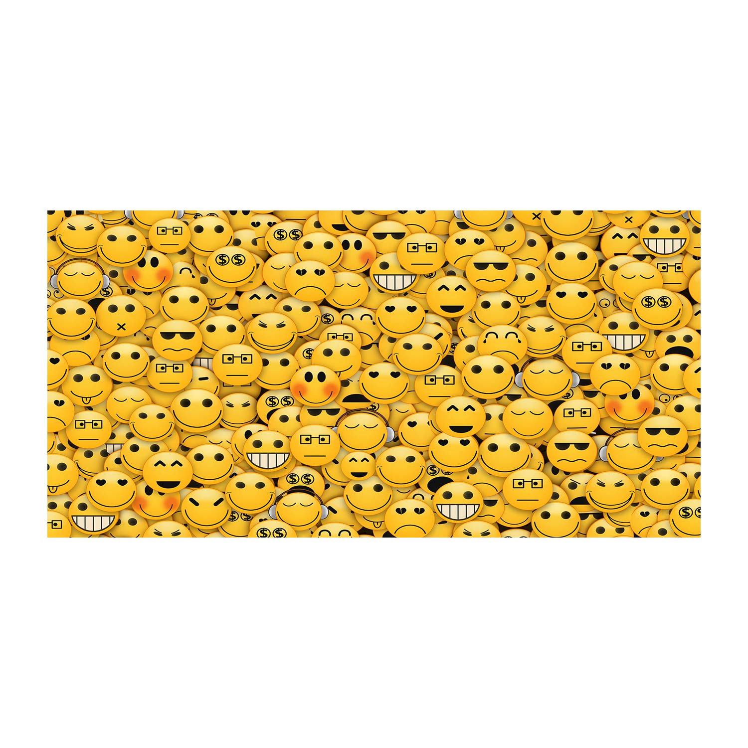 Tableau acrylique rigide Tulup image verre plastique jaune haute définition