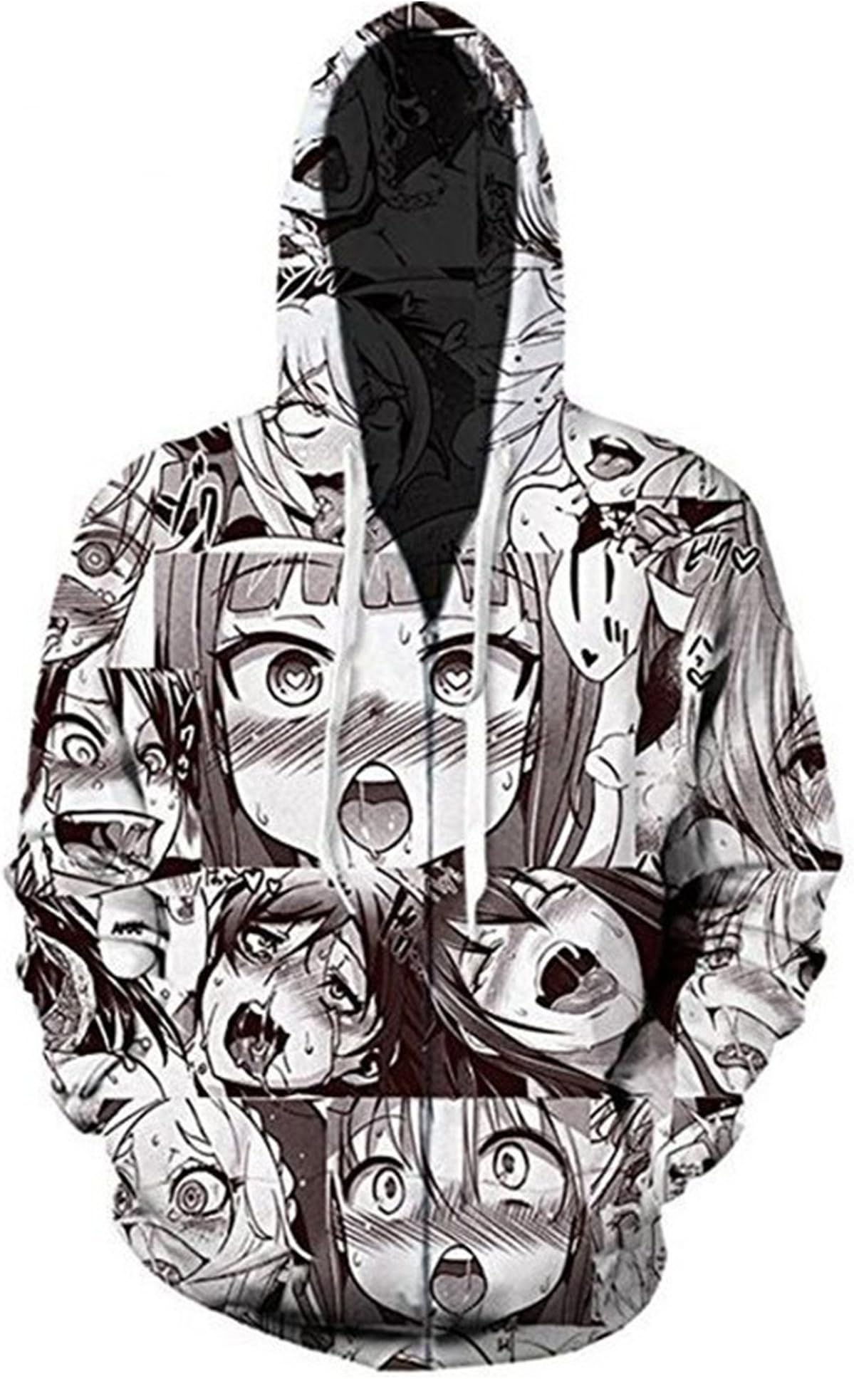 Unisex 3D Funny Creative Zip-Up Hoodies S-XXXL