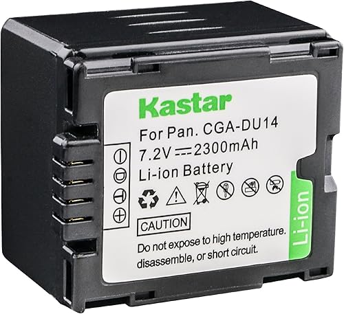 Kastar Batería de repuesto de alta calidad para Panasonic CGA-DU12 CGA-DU14 CGA-DU14A1B CGA-DU21 CGA-DU21A1B Batería