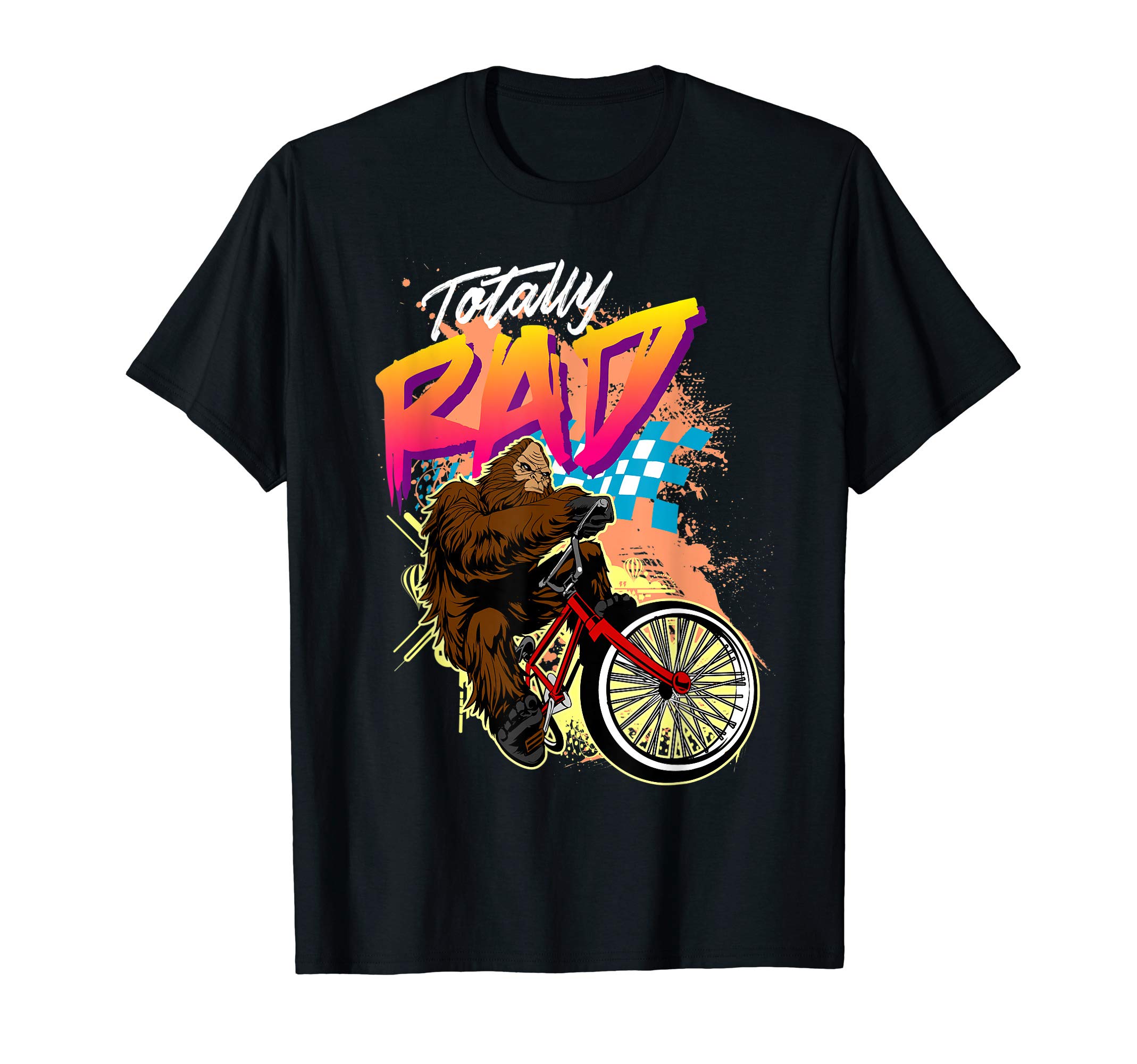 STYLEUNIVERSALTotally Rad Sasquatch BMX Bike T-Shirt