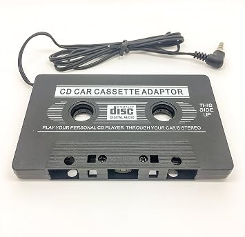 Car Audio Cassette Adapter Universal Tape Adapter with 3.5mm AUX Cable Play Music from Smartphone, MP3 Player, Tablet or Cell Phone via Car Cassette Deck