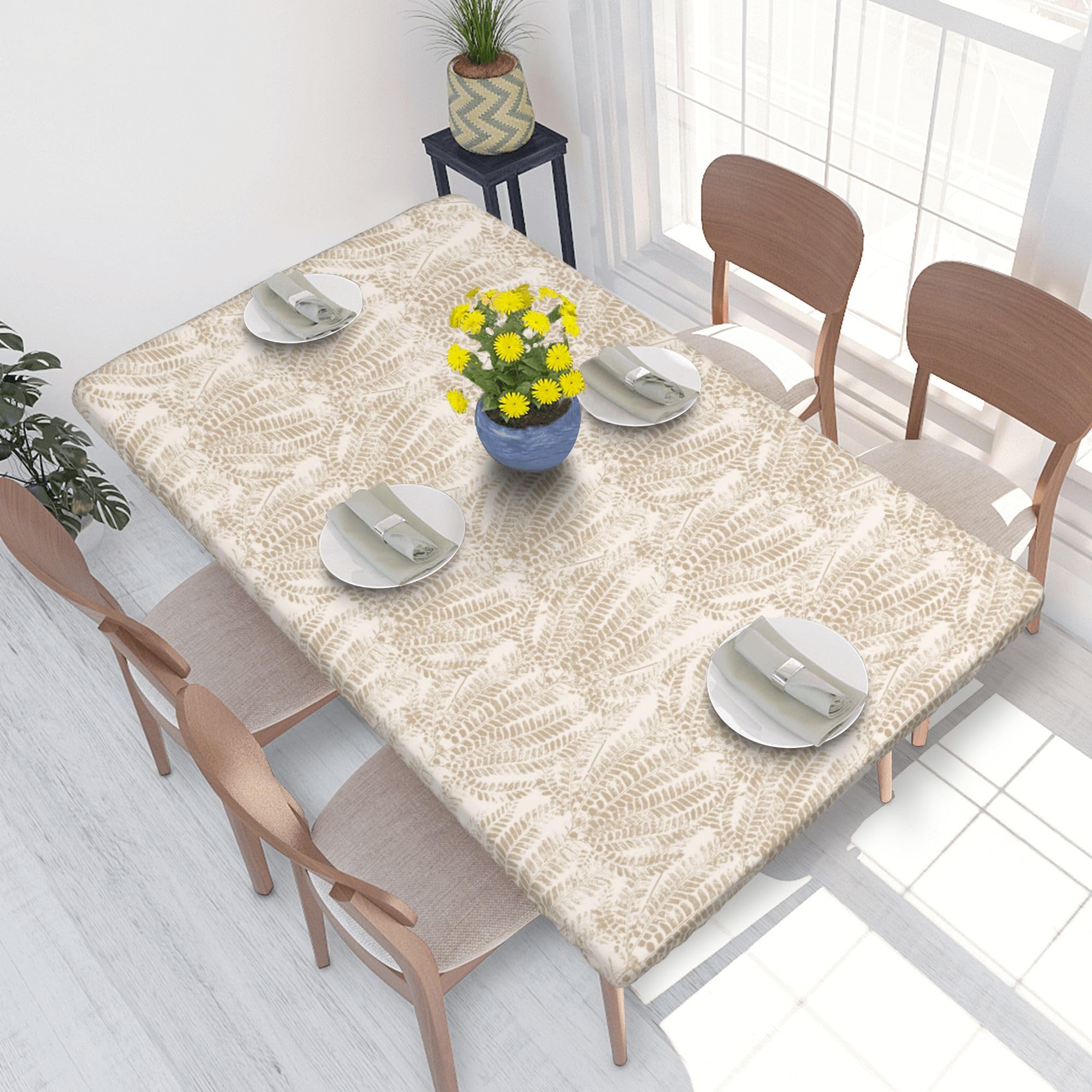 Nappe extensible motif léopard lavable pour éliminer les taches de graisse