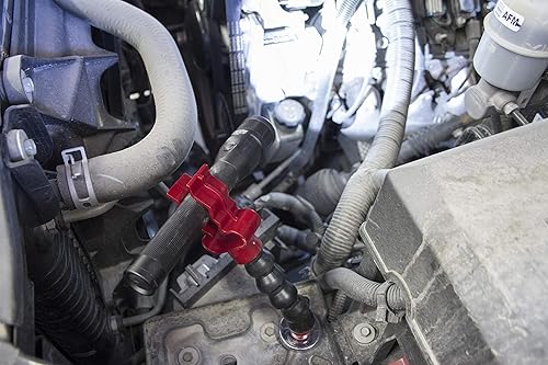 Miniatura 8 de Lisle 70450 - Soporte para linterna con abrazadera, negro, rojo