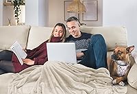 Vista 497 de Utopia Bedding - Manta de vellón de lujo, mullida, antiestática; manta de suave microfibra de 8.8 oz/yd² (300 g/m²) para cama; tamaño individual