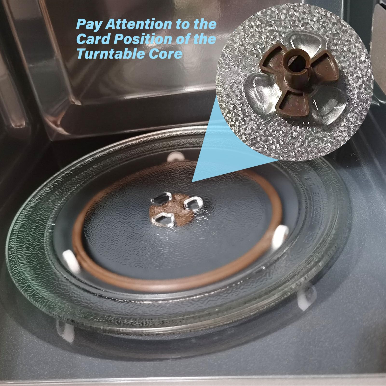 Piatto Girevole Microonde In Vetro - 245 Mm, 3 Lug, Per Daewoo E Altri - Foto 2